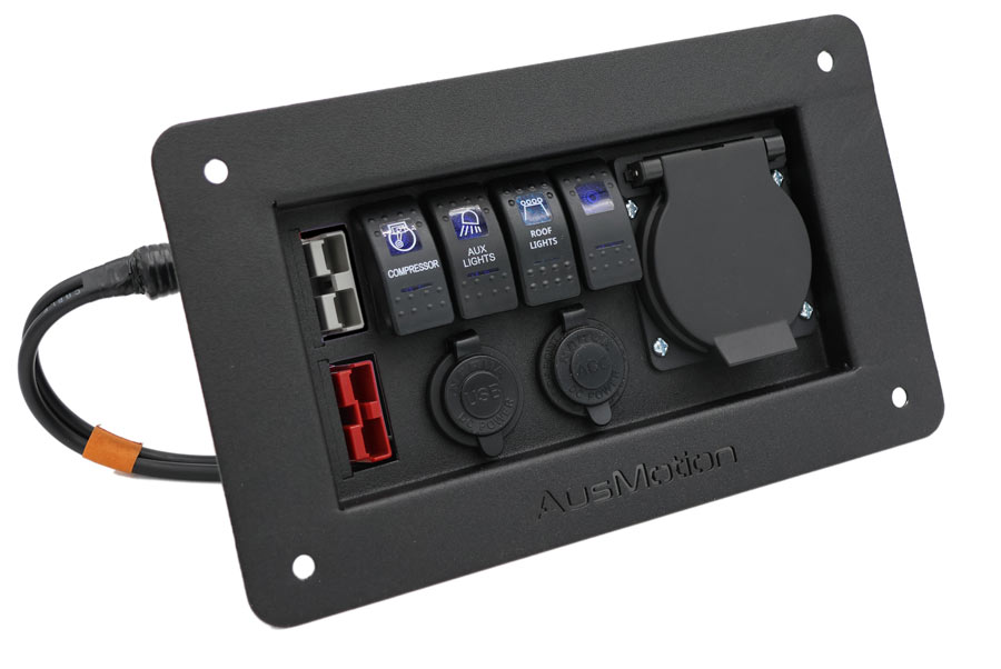 Power outlet panel - Ford Ranger and Amarok with 230V outlet