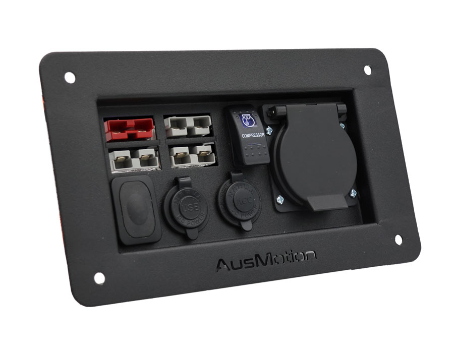 Power outlet panel - Ford Ranger and Amarok with 230V outlet and roller ...